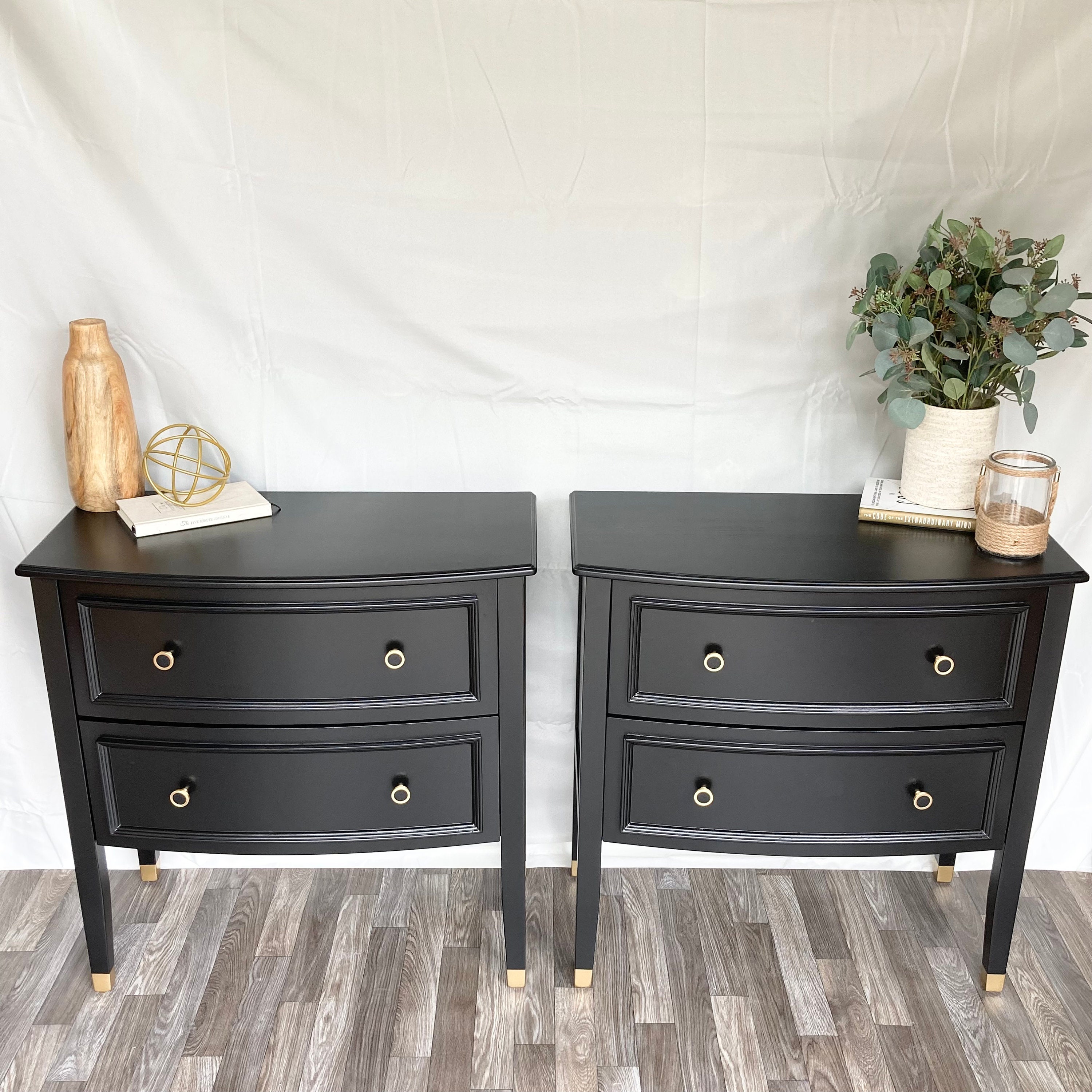SOLD Oversized Chic Nightstands Etsy