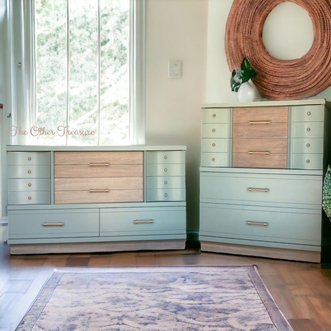 SOLD MCM Dresser Set Etsy