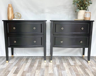 SOLD - Oversized Chic Nightstands