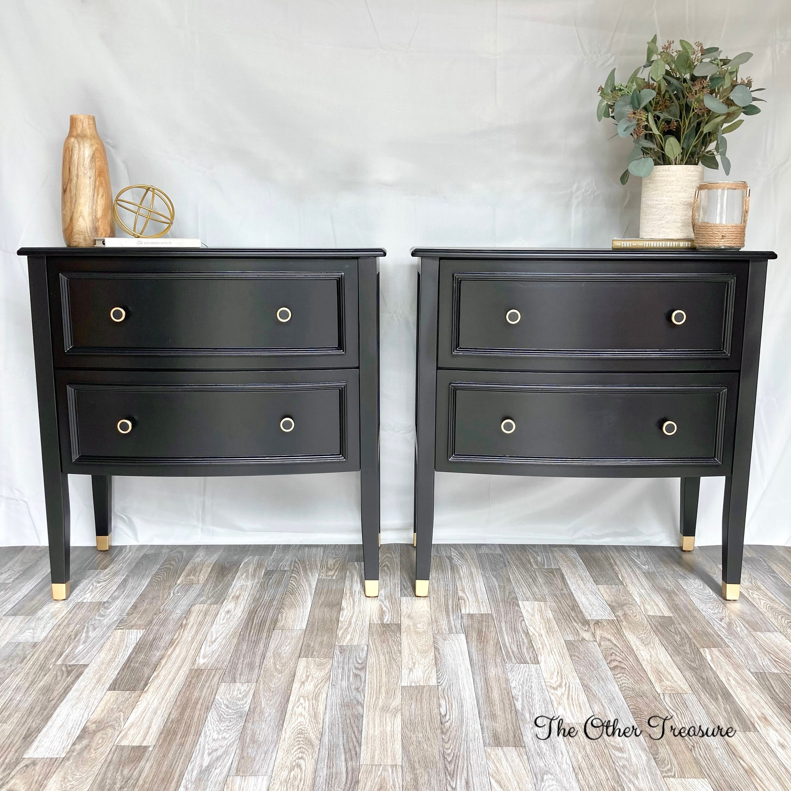 SOLD Oversized Chic Nightstands - Etsy