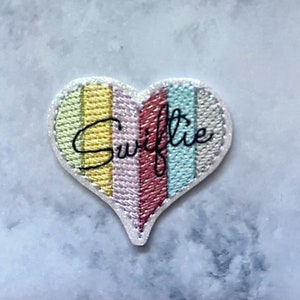 Swiftie Love Heart Eras Tour Digital Feltie Embroidery Design File ITH