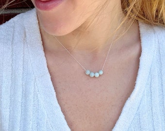 Collana In Oro Perle Ed Acquamarina - Ma.Gi. Gioielli - Foto 8