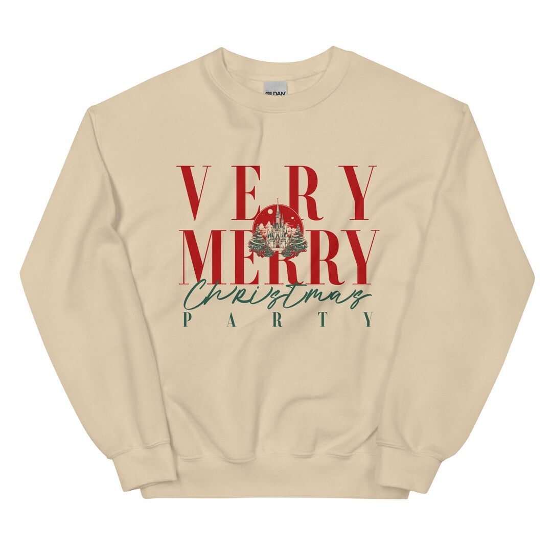 Very Merry Christmas Party Sweatshirt Unisex Crewneck Etsy