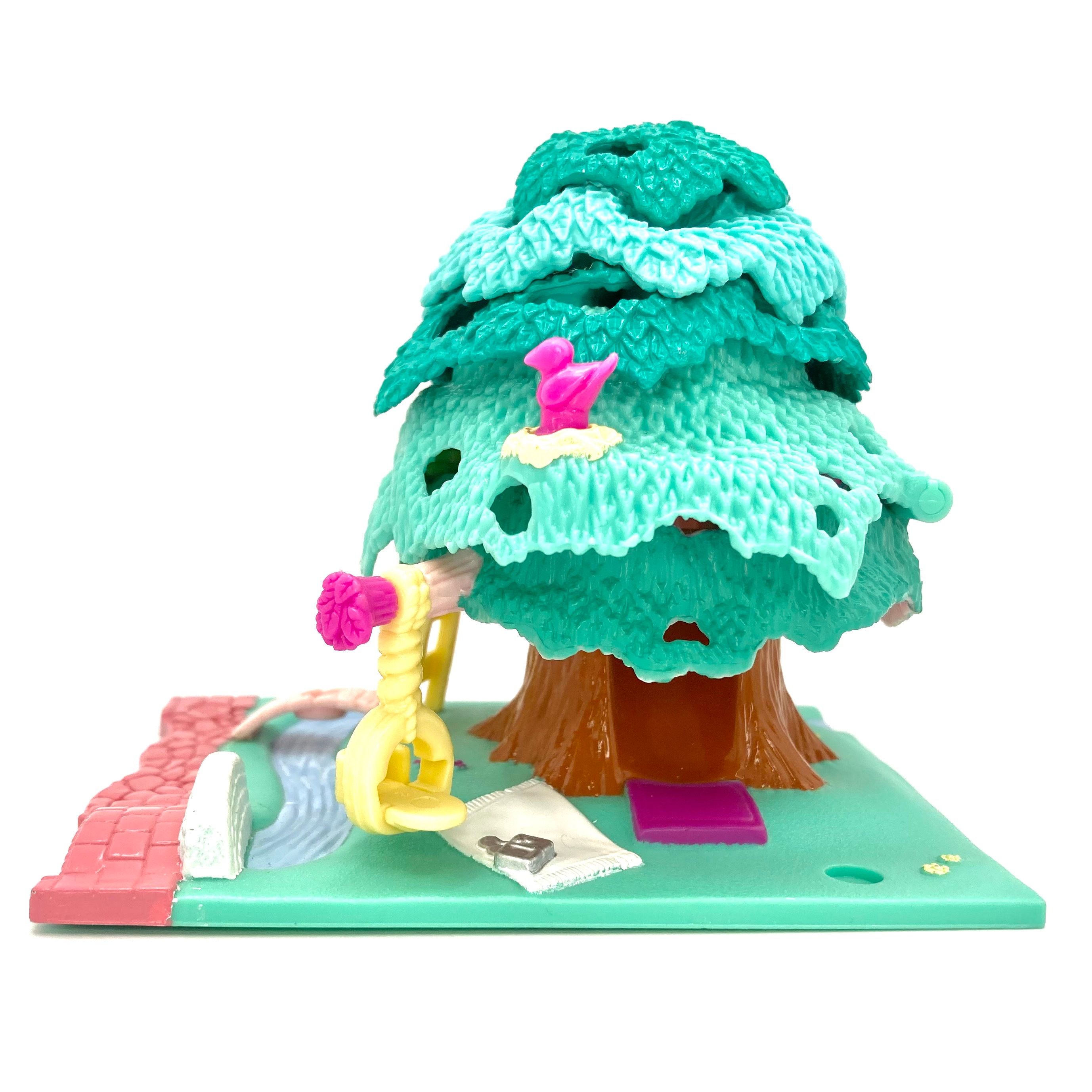 Polly Pocket 'polly's Treehouse' Bluebird Toys 1994 Full Set