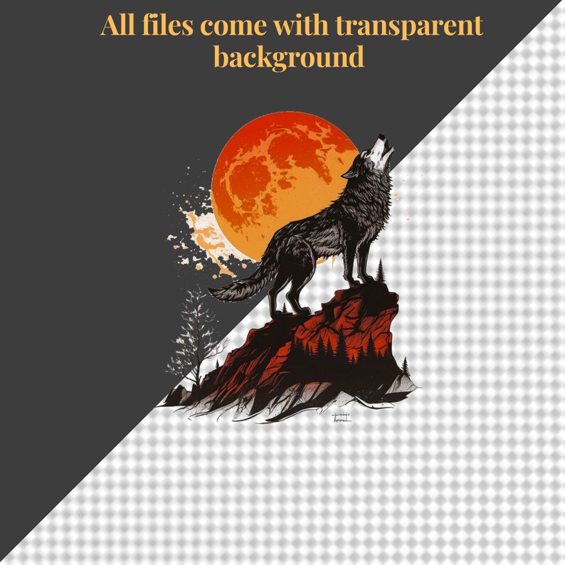 Wolves Howling Graphics Wolf Clipart Howling Wolf - 24 Graphics Animal Clipart - Wolves in ...