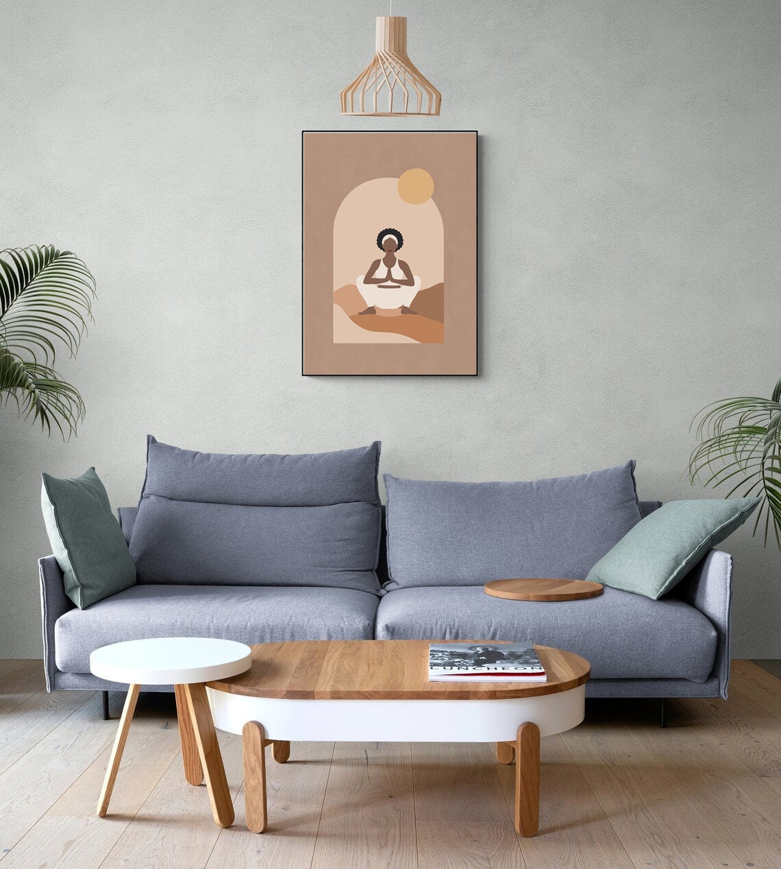 Garland Pose Yoga Poster, Malasana Pose, Yoga Poster, Yoga Pose Poster ...