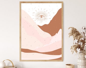 Eye Zen Symbol, Zen Poster, Zen Wall Decor, Zen Art, Zen Definition Print, Zen Symbol, Yin Yang Poster, Over The Bed Wall Decor