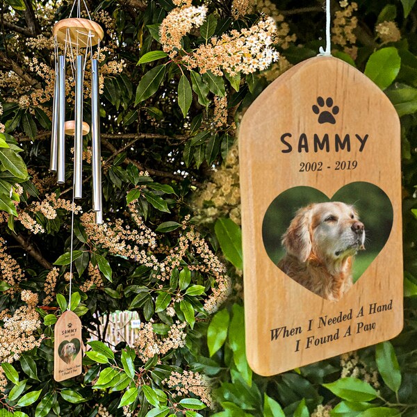 Pet Memorial Wind Chime Etsy