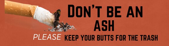 cigarette bumpers Buy Bumper Stickers to Help Prevent Littering of Cigarette Butts Online in  India