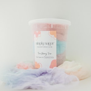 Gourmet Cotton Candy - Sample Flavors - Sweet Treats - Party Favors - Birthday Party - Gourmet Candy - Dye Free Treats - Homemade Treat
