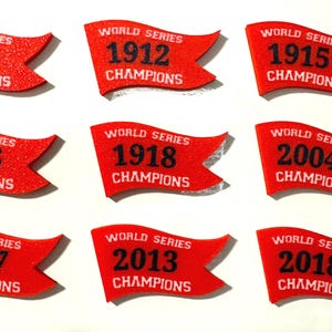 Boston Red Sox Championship Pennant Magnets