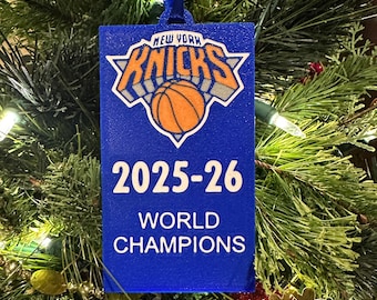 Enfeite de bandeira de campeão do NY Knicks