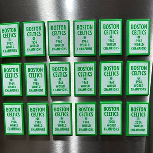 Boston Celtics Championship Banner Magnets