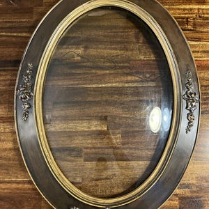 Antique picture frames oval bubble glass - Etsy 日本