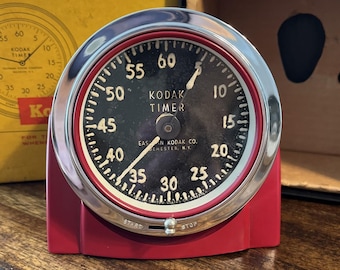 Kodak Eastman Rosso, timer analogico da 60 minuti, leva di avvio/arresto acustica, camera oscura