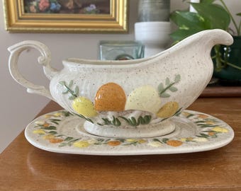 Salsera Arnels de estilo vintage de los años 70 con forma de champiñón.