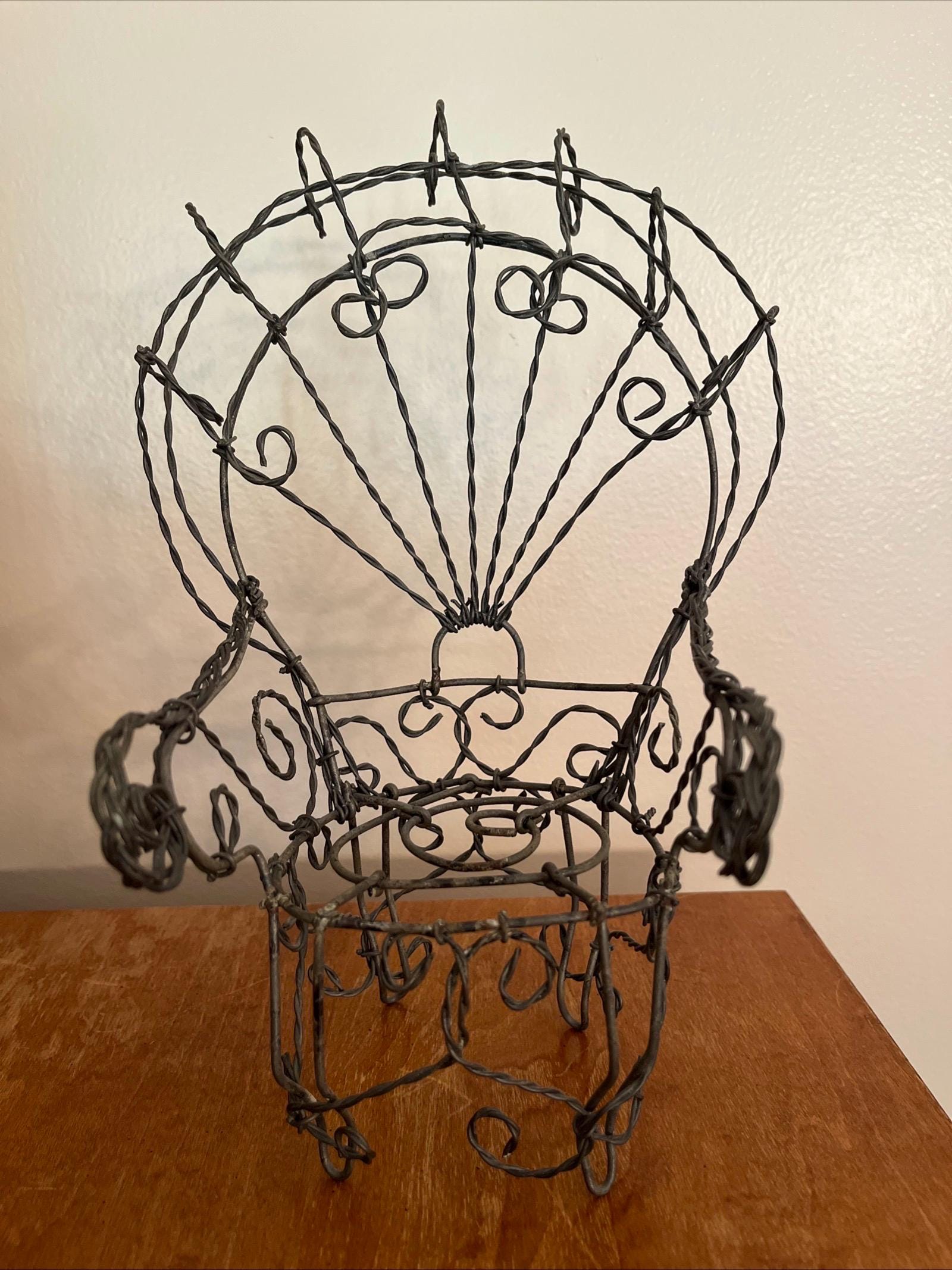 Victorian Wire Chair - Etsy