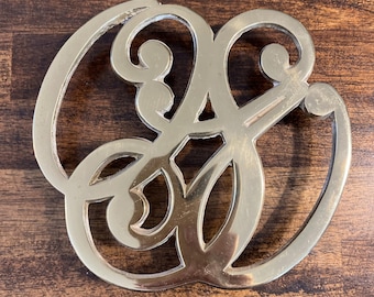 Brass Trivet Virginia Metal Crafters Old Sturbridge Village 5-24