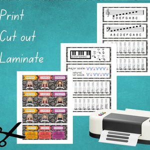 Printable Piano Student Bookmarks - Composer Explorer| Laminate for a ...