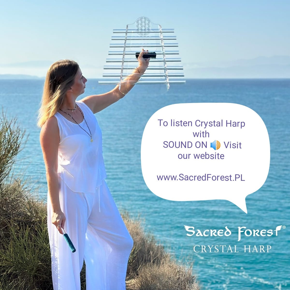Crystal Harp – Sacred Forest - Earth C# Om 432 Hz - Etsy