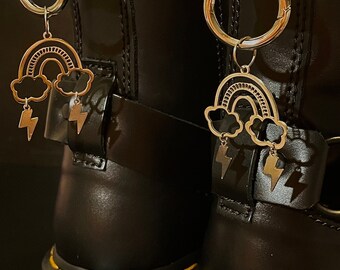RAINBOW SHOE CHARM  – Bijoux pour chaussure arc-en-ciel - Dr. Martens style - Boots charm  -Accessoire pour chaussures - Breloque