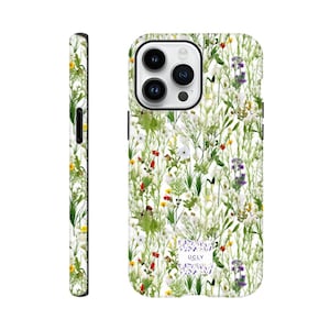 Wildflower Field Watercolour Phone Case | Floral Phone Case | iPhone Phone Case | Samsung Phone Case | Cottage Core