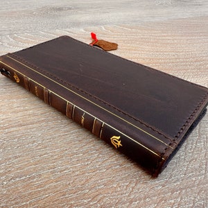 Custodia in vera pelle per Google Pixel 4 5 6 7 8 9 A Pro XL 4G 5G Portafoglio a libro fatto a mano Custodia pieghevole Vintage Classico in pelle di ArtAmit