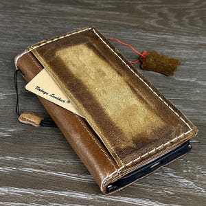 Étui pour Galaxy S25 S24 S23 S22 S21 S20 FE Ultra A35 A55 A35 20 21 A52 A51 A54 A71 A14 A53 5G Plus en cuir véritable à coudre