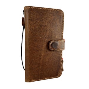 Echt Leer Voor Apple iPhone 16 15 14 13 12 11 8 7 Pro Max Plus Mini SE XS Case Wallet Cover dubbele Kaarten Magnetische sluiting Verwijderbaar