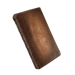 Genuine Leather Case for Google Pixel 4 5 6 7 8 9 A 8A Pro XL 4G 5G Book Fold Handmade Cover Style  Bible Stone Handmade Leather ArtAmit
