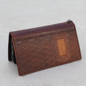 Genuine Handmade Leather Case For Samsung Galaxy S26 S25 Emboss Rectangle net