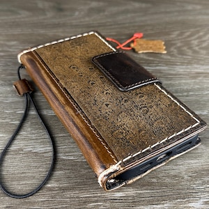 Genuine Leather Case for Google Pixel 9 8 7 6 5 4 A 8A Pro XL 4G 5G Fold Book Wallet Handmade Special  Magnetic Suede Leather Sewing ArtAmit
