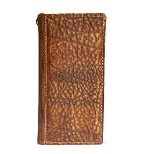 Étui portefeuille pour téléphone, en cuir de buffle texturé, compatible avec le Samsung Galaxy Z Fold 8