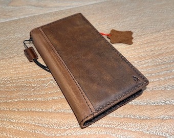 Suncase Custodia In Vera Pelle Slim Case Etui Per Emporia SUPEREASY