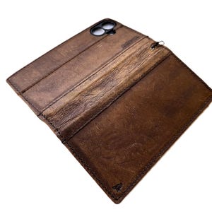 Custodia in vera pelle per Galaxy S25 S24 S23 S22 S21 S20 FE Ultra S9 Note 9 10 20 21 A15 A72 A51 A31 A71 A14 A53 4G 5G Plus OLD Marrone Lucido