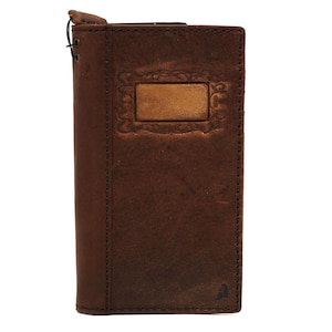 Funda de piel auténtica para OnePlus 13, 12 y 12R, hecha a mano, inalámbrica, de lujo, con ranuras para tarjetas, nombre polaco antiguo, personalización personal, diseño ArtAmit