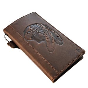 Custodia in vera pelle con stampa aquila per Galaxy S24 S23 S22 S21 S20 Ultra Note 8 9 10 20 21 A13 A55 A51 A15 A31 A71 A14 A53 A54 4G 5G Plus FE