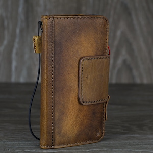 Véritable étui pour Galaxy S25 S24 S23 S22 S21 S20 FE Ultra A35 A55 A35 20 21 A52 A51 A54 A71 A14 A53 5G Plus fermeture magnétique Tan
