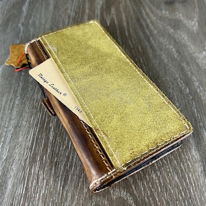 Echt leer voor OnePlus 12 12R 13 Hoesje Portemonnee Handgemaakt Draadloos Luxe slots Kaart Oude Mode Vintage Groen Pocket Suède Naaien