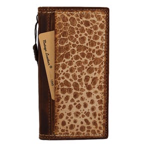 Custodia in vera pelle per Galaxy Z Fold 6 5 4 3 Portafoglio Cover con scomparti per carte Libro Vintage vecchio Speciale Rustico Tasca Pelle ArtAmit