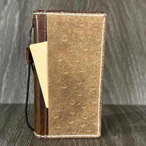 Custodia in vera pelle per Google Pixel 9 8 7 6 5 4 A 8A Pro XL 4G 5G Portafoglio pieghevole a libro fatto a mano in pelle scamosciata speciale marrone chiaro cucito