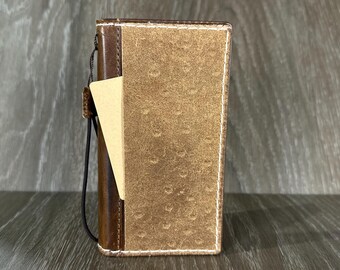 Handmade Leather Wallet Phone Case for Google Pixel 11