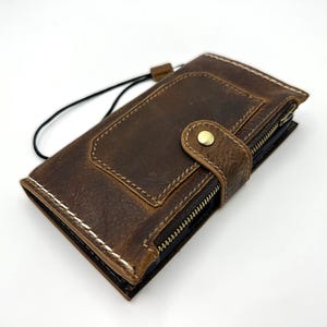 Custodia in vera pelle per Google Pixel 5 6 7 8 9 A Pro XL 4G 5G, portafoglio pieghevole, copertina a libro fatta a mano, cera lucida vintage, cerniera magnetica, cucito a mano