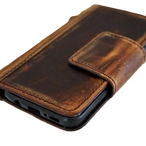 Custodia in vera pelle con chiusura magnetica per Galaxy S24 S23 S22 S21 S20 FE Ultra Fold 6 10 20 21 A14 A72 A51 A15 A35 A53 4G 5G Plus