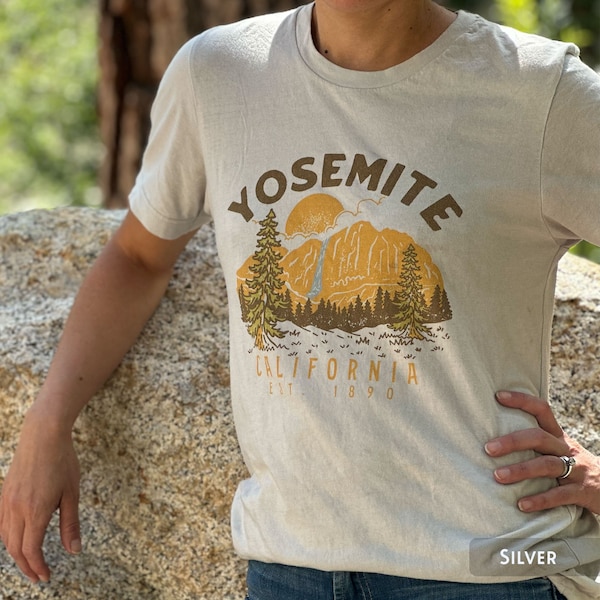 Yosemite Vintage National Parks tshirt California Vintage NationalPark tee National Park tripping shirt Retro National Park shirt