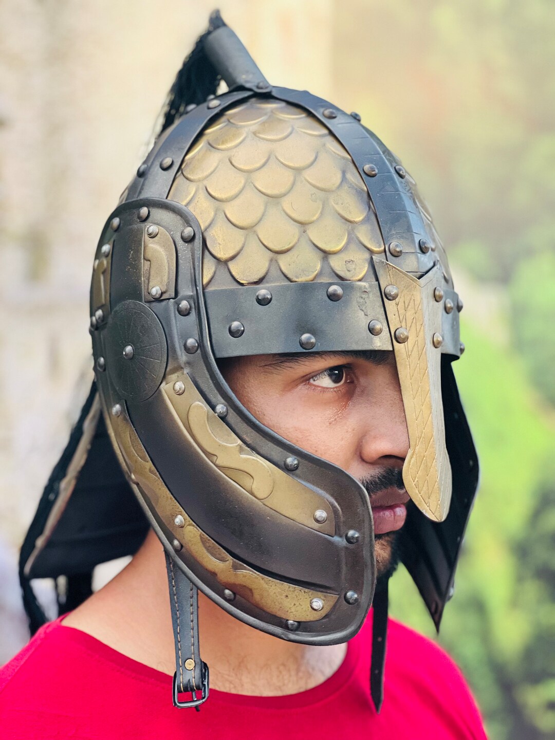 Medieval Bogato Helmet Anaconda Helmet Medieval Knight Etsy