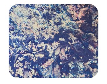 Fluid Art Mouse Pad: Original Design, Desk Decor