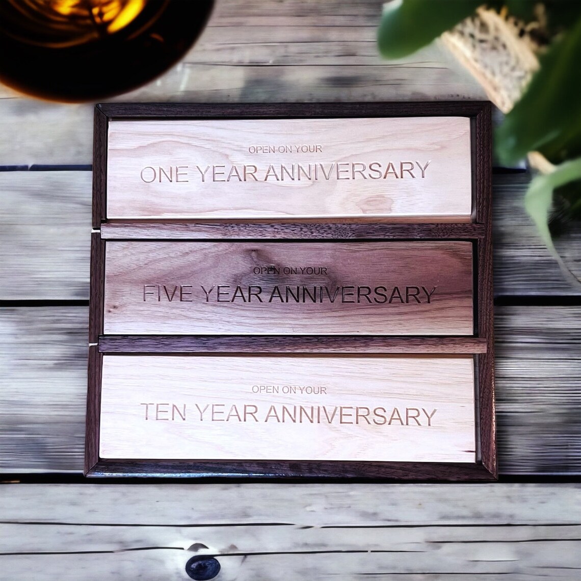 Anniversary Wine Box, Wine Box, Anniversary Gift, Engagement Gift