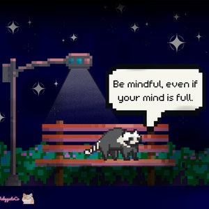 Set of 2 Motivational Animated Pixel Discord & Twitch Profile Banner - Little Wise One