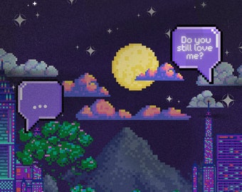 Set med 3 animerade Discord- och Twitch-profilbanners med stjärnklar natthimmel - 03:05-sms